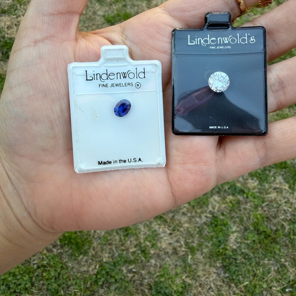 New Lindenwold Fine Jewelry Simulated Diamond And Sapphire Stone
